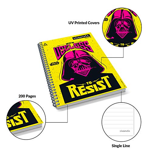 Classmate Spiral Notebook &...