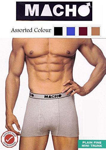 Amul Macho Men’s Underwear (Assorted Colour, Large/90 cm) – Pack of 5 Pieces