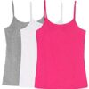 Amul Comfy Women's Cotton Camisole (Pack of 3)