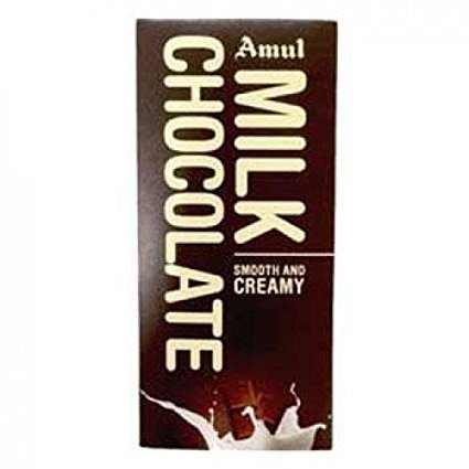 Amul Smooth and Creamy Milk Chocolate 150GM (PACK OF 2)
