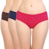 BODYCARE Women's Cotton Briefs (Pack of 3) (4000-XXL_Color May Vary_40)