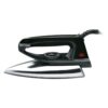 Bajaj DX-2 600W Dry Iron with Advance Soleplate and Anti-Bacterial German Coating Technology, Black