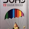 DOMS 12 Shade Round Shaped Color Pencils (Set of 2, Multicolor)