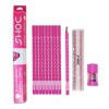 DOMS Daddy's Princess X-Tra Super Dark Pencil | Comes with Scale & Erasner (Pack of 10 x 3 Set)