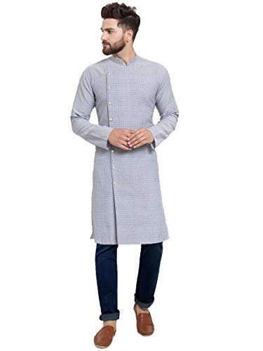 Jompers Men’s Cotton Silk Straight Kurta