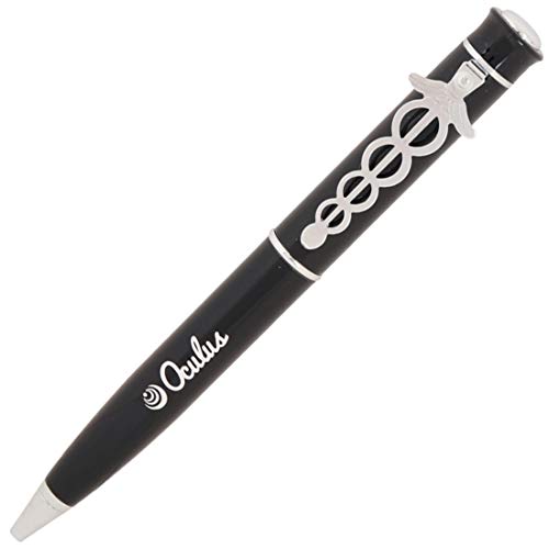 Oculus Swag 1922 Designer Metallic Pen Fitted with Germany Made Refill Presented in Gift Box for Doctors Medico Nurses (Black)