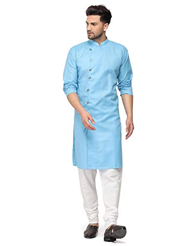 RYLEN Men Kurta and Pyjama Set Cotton