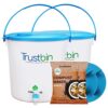 Trust Basket Trustbin (Set Of Two 14 Litres Bins)-Indoor Compost Bin For Converting All Kinds Of Kitchen Food Waste Into Fertilizer