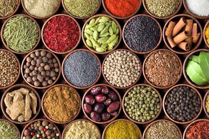Spices, herbs and sweeteners