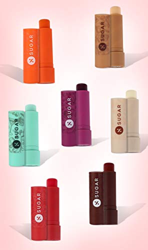 SUGAR Cosmetics – Tipsy Lips – Moisturizing Balm – 04 L.I.I.T – 4.5 gms – Lip Moisturizer for Dry and Chapped Lips, Enriched with Shea Butter and Jojoba Oil