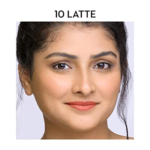 SUGAR Cosmetics – Dream Cover – Mattifying Compact – 10 Latte (Compact for light tones) – Lightweight Compact with SPF 15 and Vitamin E