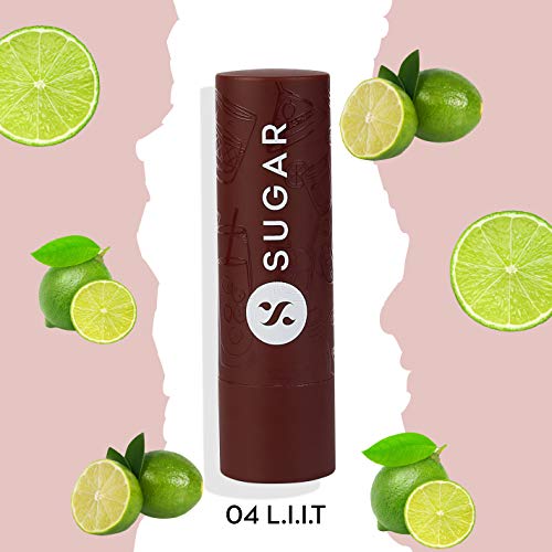 SUGAR Cosmetics – Tipsy Lips – Moisturizing Balm – 04 L.I.I.T – 4.5 gms – Lip Moisturizer for Dry and Chapped Lips, Enriched with Shea Butter and Jojoba Oil