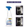 Cleno Kitchen Cleaner Spray Cleans Sticky Dirt from Gas Stove/Kitchen Sink/Slab/Exhaust Fans & Cabinets/Tiles/Platforms/Granite Tops/Stovetops, 450 ml - Image 4