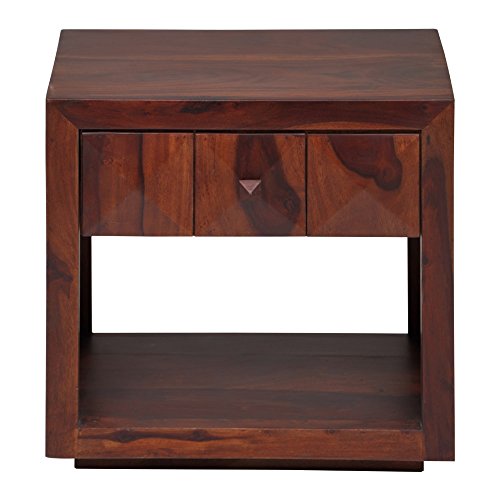 Evok Diamond Night Stand (Honey Natural)