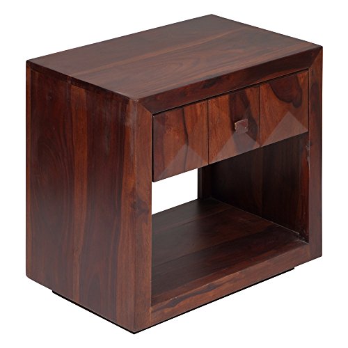Evok Diamond Night Stand (Honey Natural)