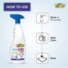 Cleno Tap & Shower Cleaner Spray to Clean Bathroom, Kitchen Tap, Shower, Faucet. Removes Limescale & Hard Water Spot, Soap Scum, Water Stains, Scaling - 450ml (Ready to Use) - Image 5