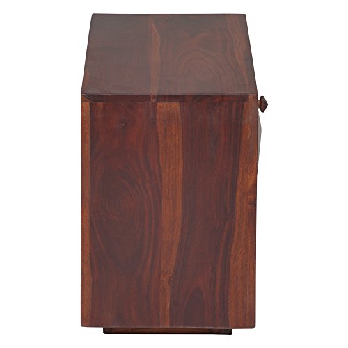 Evok Diamond Night Stand (Honey Natural)