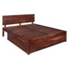 Evok Imperial King Size Bed with Storage (Honey) - Image 2