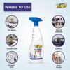 Cleno Kitchen Cleaner Spray Cleans Sticky Dirt from Gas Stove/Kitchen Sink/Slab/Exhaust Fans & Cabinets/Tiles/Platforms/Granite Tops/Stovetops, 450 ml - Image 2