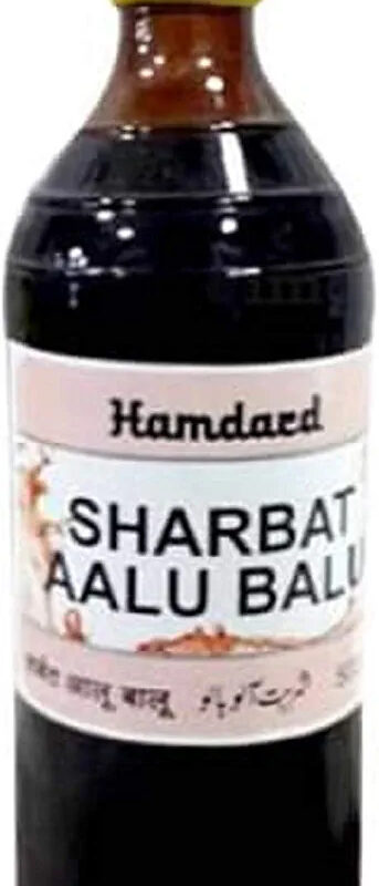 Hamdard Sharbat Aalu Balu- 500 ml Each -Pack Of 2