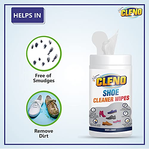Cleno Shoe Cleaner Wet Wipe...