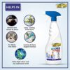Cleno Kitchen Cleaner Spray Cleans Sticky Dirt from Gas Stove/Kitchen Sink/Slab/Exhaust Fans & Cabinets/Tiles/Platforms/Granite Tops/Stovetops, 450 ml - Image 3